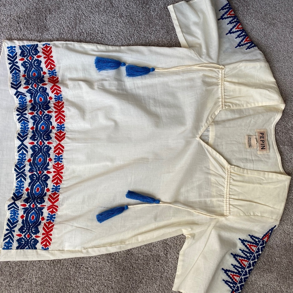 Pepin cotton bohemian style shirt